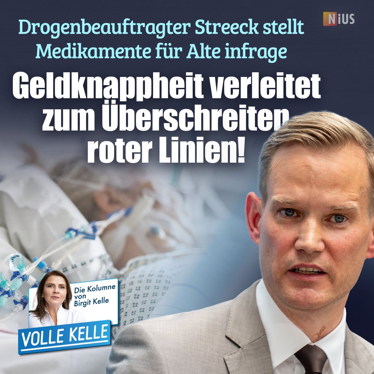 Wer die Krankenversorgung für Alte infrage stellt, macht das Sterben bald zur Pflicht. Es ist das Ende jeder Solidargemeinschaft, wenn man sich nicht mehr sicher sein kann, von den eigenen Mitstreitern ausgerechnet dann im Stich gelassen zu werden, wenn man am wehrlosesten und