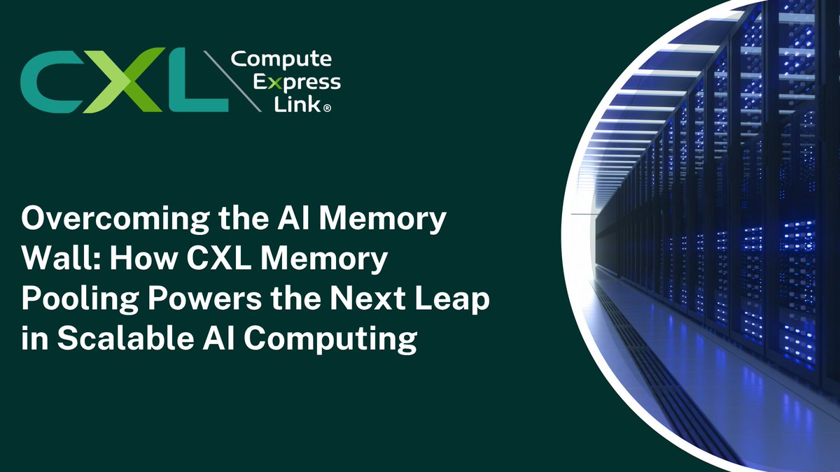 ComputeExLink's tweet image. At @Supercomputing 2025 #SC25, XConn Technologies will show how #CXL memory pooling breaks the AI memory wall and enables scalable, memory-centric architectures. Visit the CXL Pavilion (Booth 817) to see the live demo. Read the overview blog to learn more: bit.ly/48f2Ydh