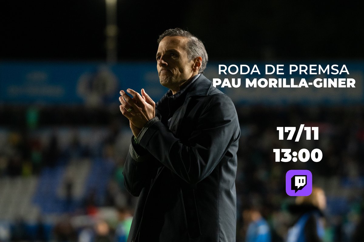 🔜 El president del <a href="/CESabadell/">CE Sabadell 🧅</a>, Pau Morilla-Giner, compareixerà dilluns (13h) en roda de premsa

📻 Es podrà seguir en directe a l’#HotelSuís de <a href="/RadioSabadell/">RàdioSabadell</a>

🖥️ També a twitch.tv/radiosabadell