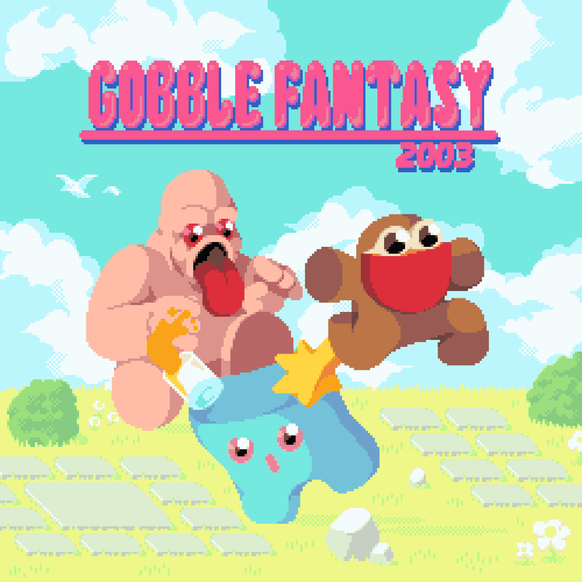 tinomadethat's tweet photo. support the "gobble fantasy 2003" kickstarter!

@DogsUnderstand you're making such a cute little game, I can't wait to play the entire thing.

#pixelart #aseprite https://t.co/z8dATLypEu