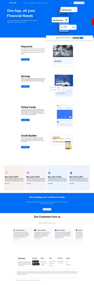Faithinato38775's tweet image. Just finished the full CredPal UI I shared earlier 👀✨
Recreated with pure HTML &amp;amp; CSS — no JS.

Final version is ready! 🚀 Preview here:
…nator-credpal-clonewebsite.vercel.app
#HTML #CSS #Frontend #WebDev #UIDesign #CodeShowcase #BuildInPublic #DeveloperLife #CredPal @sqicict