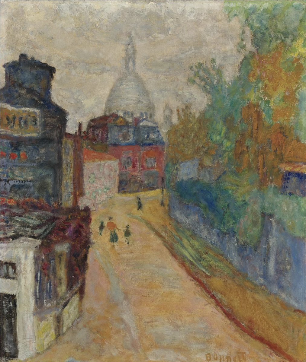 artinfinitus's tweet image. Pierre Bonnard  (French, 1867-1947)
Rue à Montmartre, Le Sacré-Coeur

#pierrebonnard #artinfinitus
