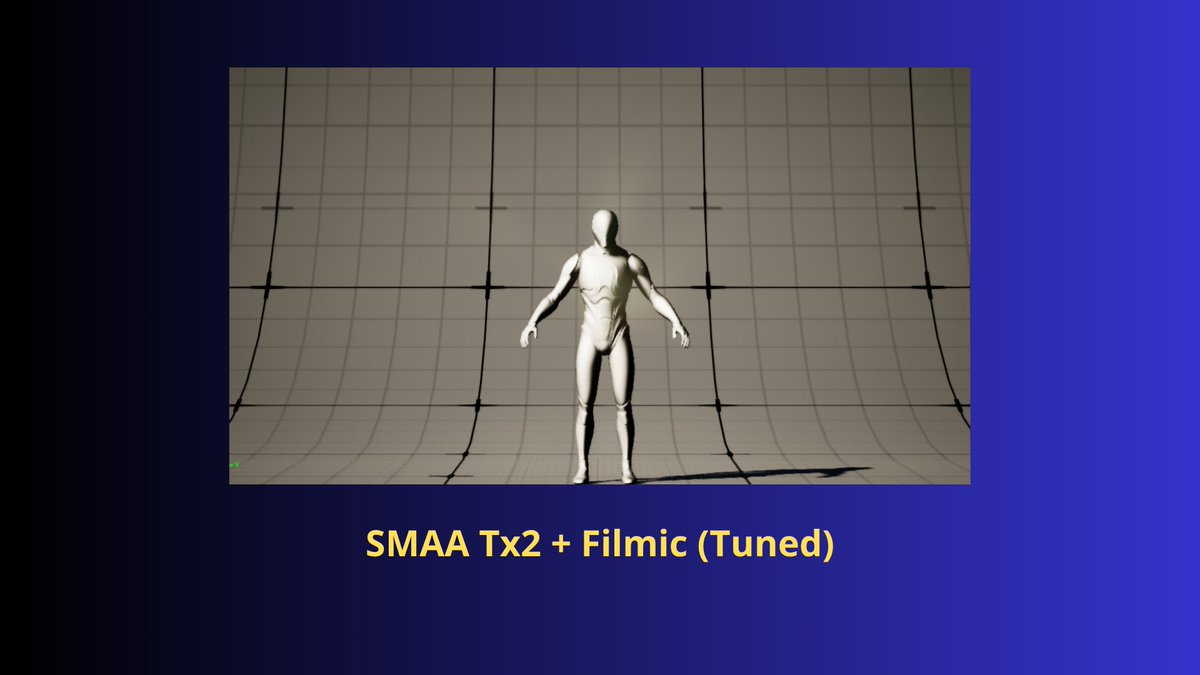 andkalysh's tweet image. Complete integration of SMAA is done in @theredpix #UnrealEngine 5.0 fork. Commit in the next few days.
We now have:

 - SMAA 1x
 - SMAA 1x (With Filmic Filter)
 - SMAA Tx2
 - SMAA Tx2 Filmic

#gamedev #indiedev #rendering