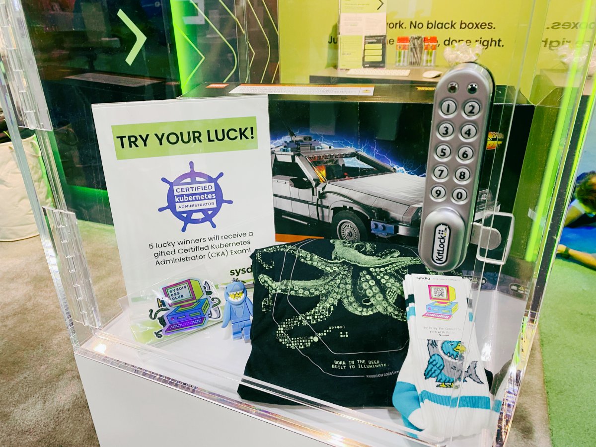 sysdig's tweet image. Cloud-native. Open source. Community at full throttle. 🔥

From racing supercars with security leaders to engaging OSS @Falco_org + #Stratoshark sessions following the new integration launch — @KubeCon_ NA was packed with momentum! 🚀

The Falco kiosk and Sysdig booths were…