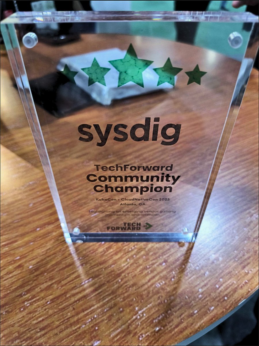 sysdig's tweet image. Cloud-native. Open source. Community at full throttle. 🔥

From racing supercars with security leaders to engaging OSS @Falco_org + #Stratoshark sessions following the new integration launch — @KubeCon_ NA was packed with momentum! 🚀

The Falco kiosk and Sysdig booths were…