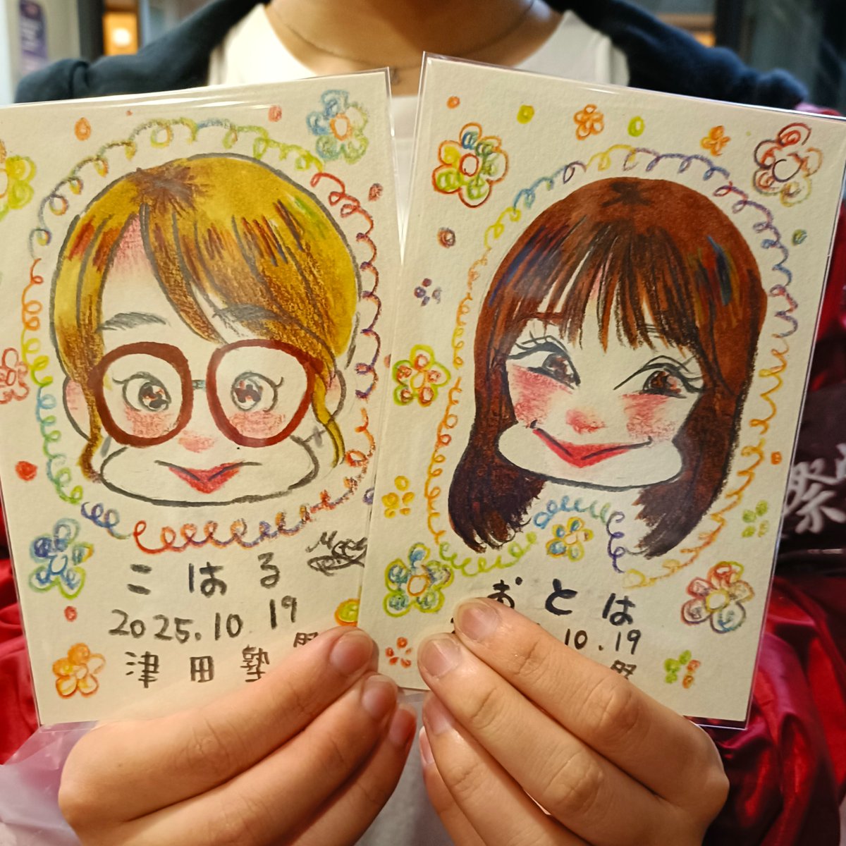 みーの似顔絵屋さん🎨 10.19 第66回津田塾祭マルシェ(@tsudajukusai