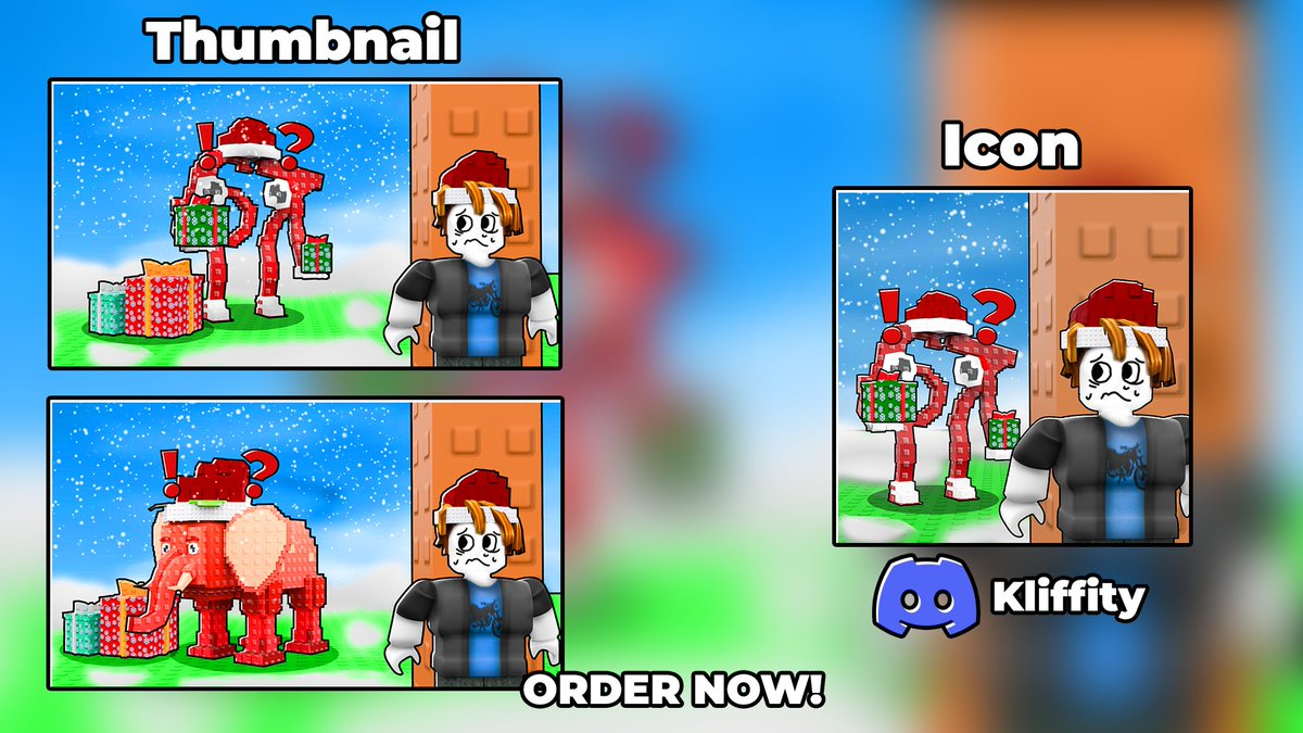 Kliffityy's tweet image. Recent Comission for @QuaintDW 

Want higher CTR and better QPTR for your Roblox game? 
I’ve got you.
 
Discord: Kliffity  

 #robloxGFX #gfx #robloxgames #robloxgame