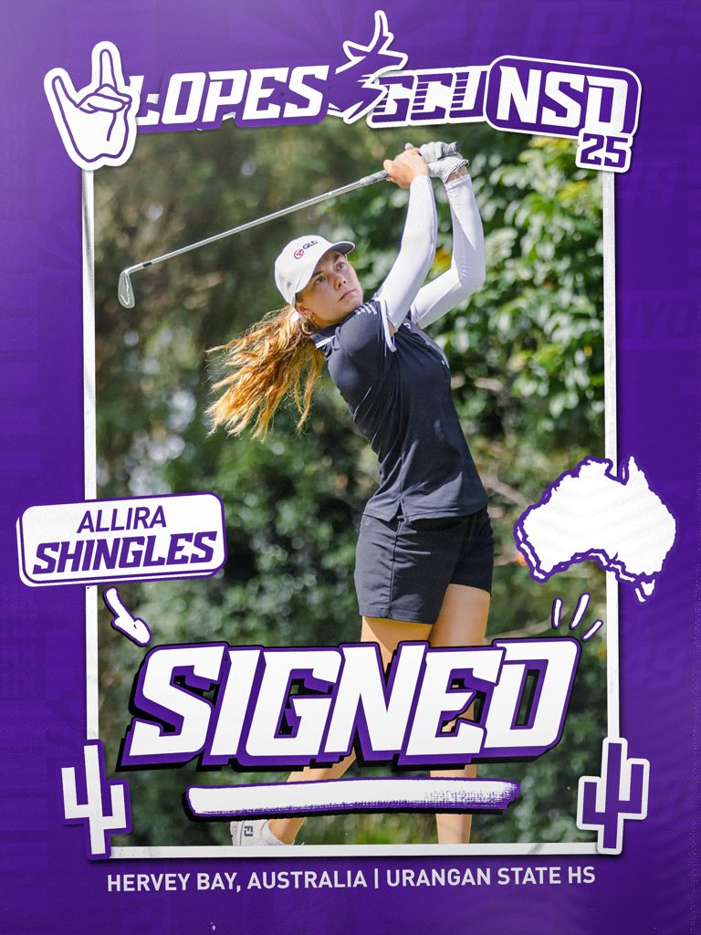 From Australia 🇦🇺 to Phoenix 🌵, @allirashingles_golf is officially a Lope 🤘

Welcome to the squad, Allira!