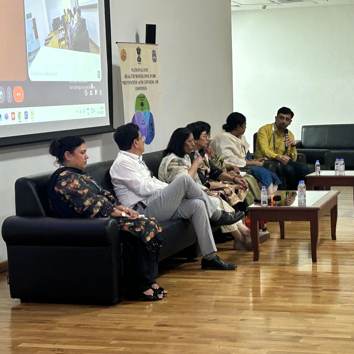 Honored to have chaired a session &amp; served as panel expert at the UNISHPERE National One Health Conference 2025, AIIMS Bathinda. Engaged with leaders on innovative pathways for One Health, inter-sectoral collaboration &amp; tackling zoonoses.