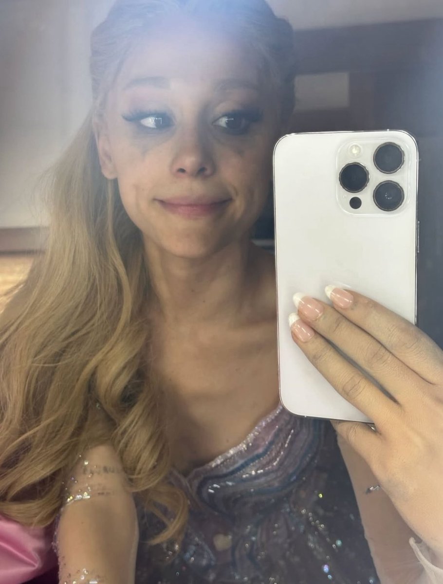 Ariana Grande on the set of ‘WICKED: FOR GOOD’