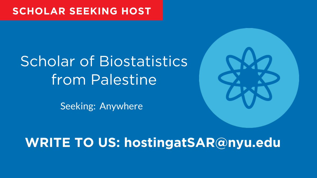 ScholarsAtRisk's tweet image. Interested in supporting an at-risk scholar? Consider hosting this scholar of #Biostatistics!  scholarsatrisk.org/actions/host-a…