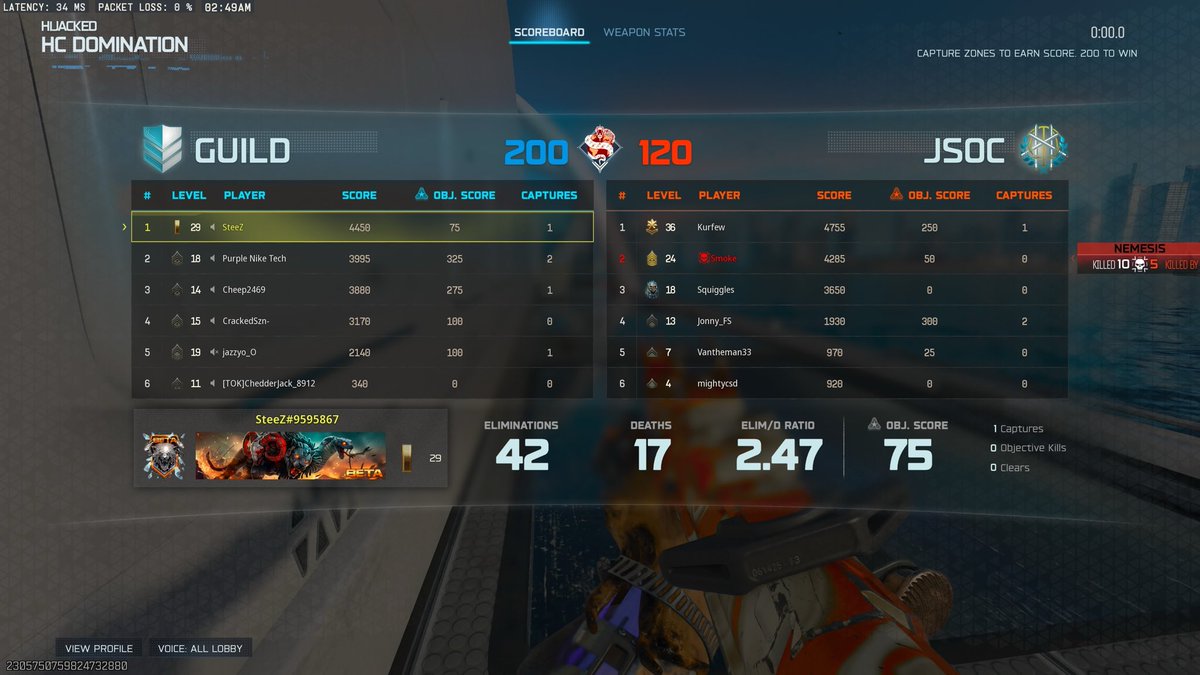 SteeeZz_'s tweet image. First few games of #BlackOps7 🔥🔥