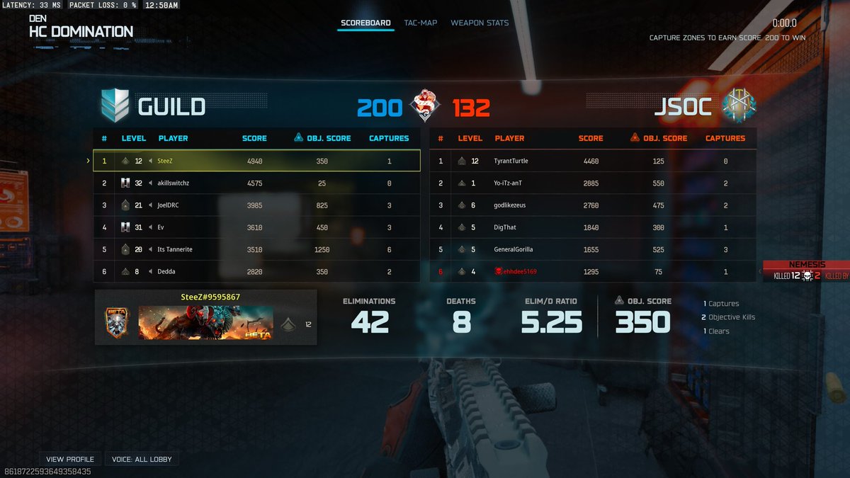 SteeeZz_'s tweet image. First few games of #BlackOps7 🔥🔥