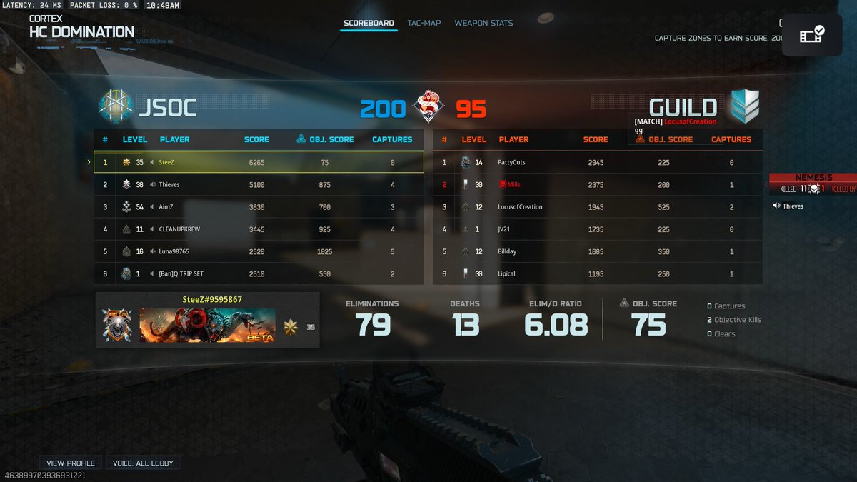 SteeeZz_'s tweet image. First few games of #BlackOps7 🔥🔥