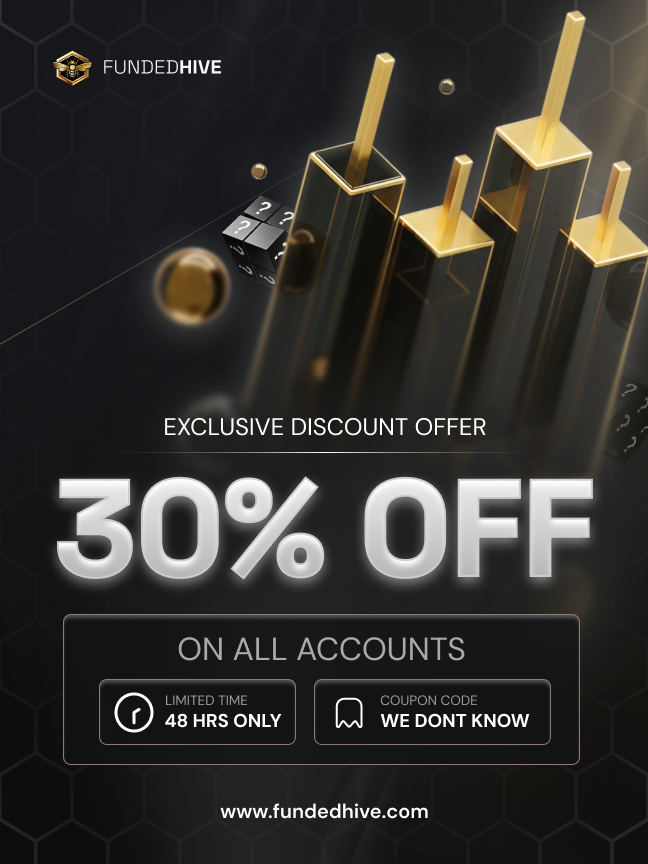 traderpercy's tweet photo. MYSTERY SALE IS LIVE!!

For the next 48 hours only, get a massive 30% OFF on all FundedHive accounts! 💥

But here’s the twist… 😏
We don’t know the coupon code.

⚡ Find the secret code, use it wisely, and unlock your 30% discount at https://t.co/HspyNkgXML