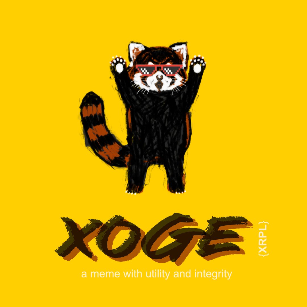 Xoge_Red_Panda's tweet image. #Xoge is inevitable.