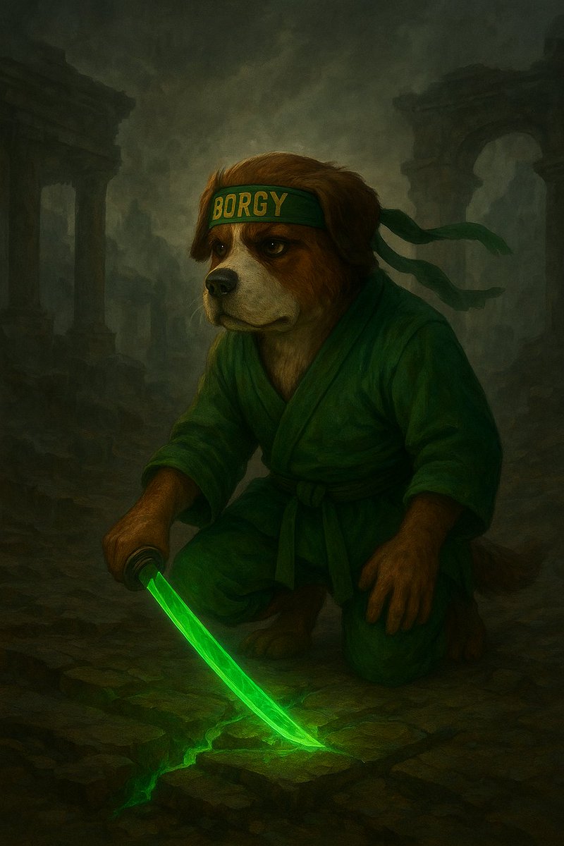 🐾 Day 14 — Where the Rift Beats

Morning fog clung to the ruins like a shroud.
Borgy walked through shattered pillars, drawn by a whisper he still could not understand.

Aiko’s face —  gentle as a lost childhood memory — flickered behind his eyes.
But another image haunted him