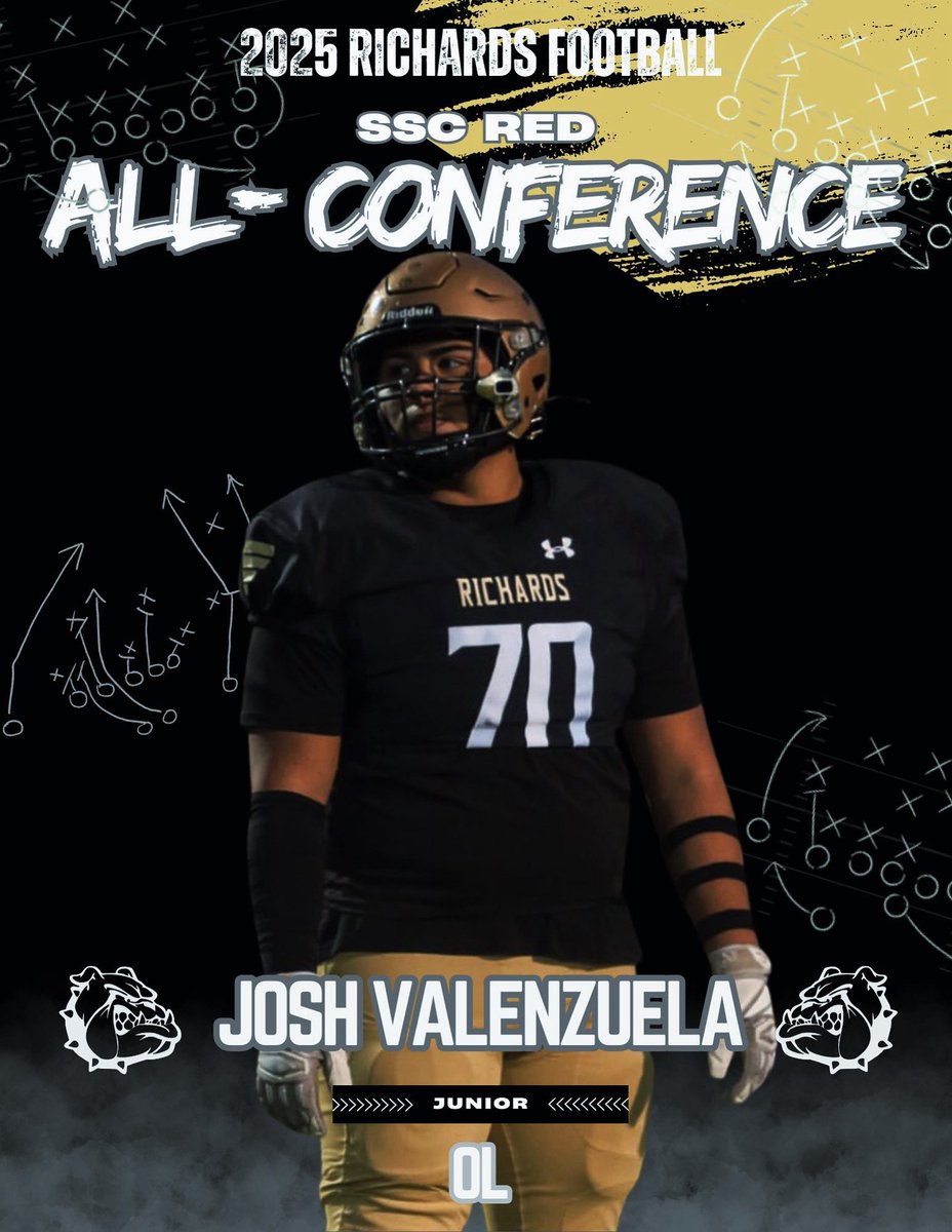 HLR_FOOTBALL's tweet photo. Congrats to Junior OL Josh Valenzuela on being named 2025 SSC RED ALL CONFERENCE @Josh_valen1024 https://t.co/ooR6M6LJCF