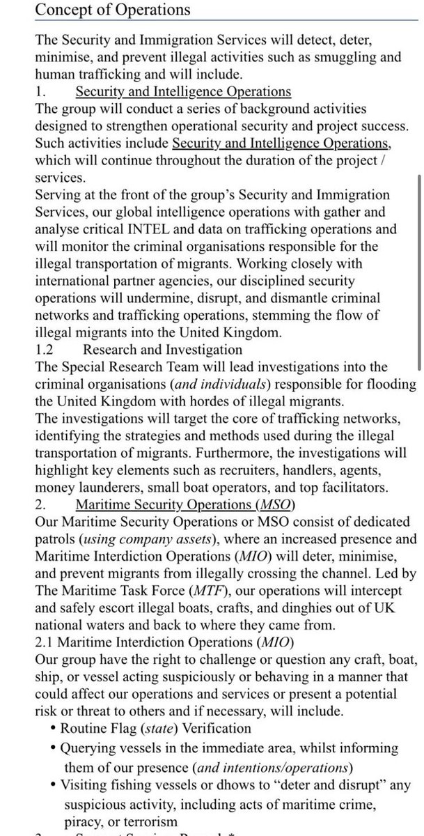 Most people still don’t realise how deep this goes.

The government could have had help, real help. I’m working with specialist units who operate where the rulebook doesn’t exist. 

Men who secure coastlines, extract civilians from warzones, intercept traffickers and shut down