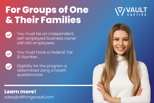 Independent business owners deserve strong benefits too. <a href="/allthingsvault/">VAULT Strategies</a>'s Small Employer Program offers major medical coverage for entrepreneurs and their families. Reach out to sales@allthingsvault.com for more information!

#smallemployer #brokers #healthcare #benefits