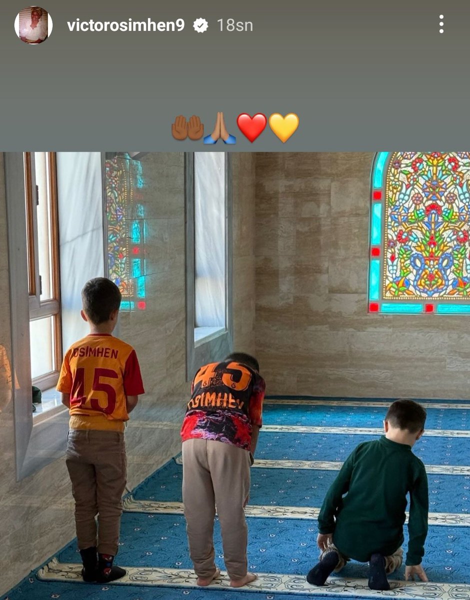 Victor Osimhen'in paylaşımı