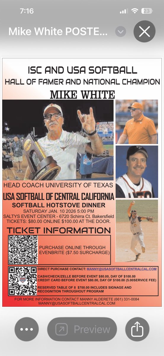 What a great opportunity to hear from one of the best coaches in the NCAA.  Michael is also one of the best fastpitch pitchers in history. Great event for both men’s and women’s fastpitch fans.