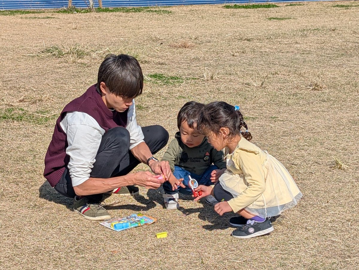 次男家と公園に