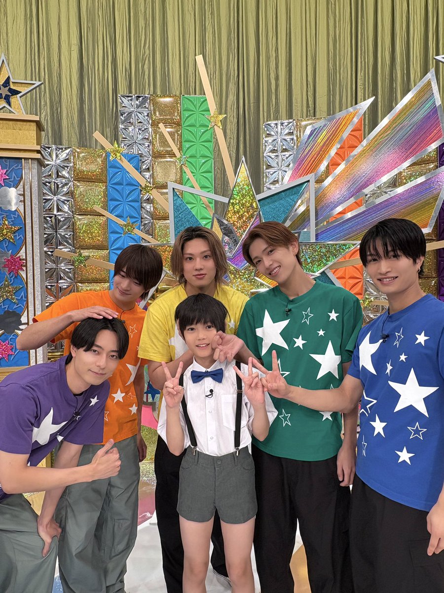土曜日の16:00からは
『 #バチバチSTAR 』が放送🌟

今週は #ACEes と #三原健豊 が出演します🌈

過酷な状況でもキメ顔ができるか挑戦‼︎
✨ " バチバチキメ顔STAR " ✨

バチバチSTARに選ばれるメンバーは...⁉︎🎖️

ぜひご覧ください✌🏻👦🏻✌🏻

#浮所飛貴 #那須雄登 #作間龍斗 #深田竜生 #佐藤龍我