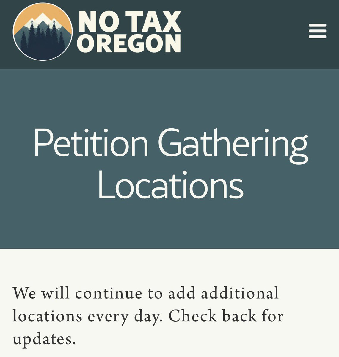 ✅A new page added to the website! Updated locations! notaxor.com/sign/