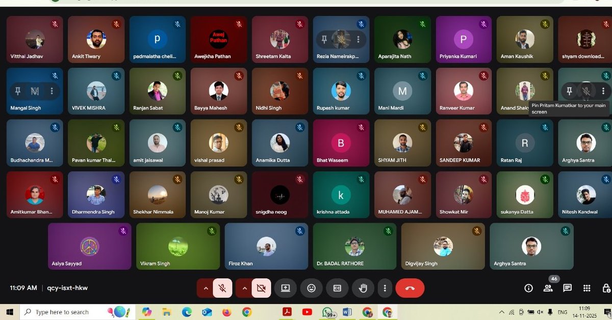 PCMGPCs's tweet image. VC held on 14.11.2025 on the PAI 2.0 Data Validation process led by MoPR Consultant. All PRAs &amp;amp; State Programme Coordinators joined. Discussed all 116 questionnaires, observations, and validation steps for accurate reporting.
#PAI2 #MoPR #DataValidation #PanchayatiRaj