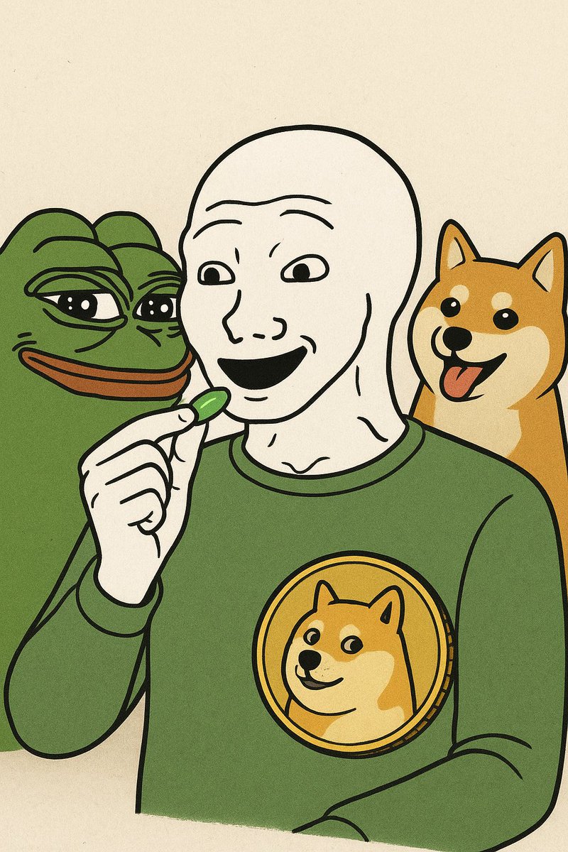 wopillcto's tweet photo. 🚀 JUST TOOK THE GREEN PILL 💊

https://t.co/zuFip4wzvl isn’t a launchpad.. it’s a PHARMACY for degens.

One click = dopamine hit  
One rug = emotional crash  
One moon = you’re a millionaire at 3 AM

Prozac for your wallet.  
Side effects: addiction, FOMO, and yelling “wen lambo” at your cat.

And now $Wojak evolved… stopped chasing those 100x leverage death trades and got fully addicted to the pump.
That’s how he became $WOPILL  the final form of pure, uncut degen energy.

Who else is OD’ing on $PILL tonight? 👇

#PumpFun #GreenPill #MemecoinCasino