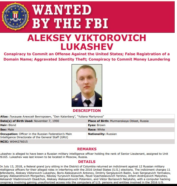 TodayCyberNews's tweet image. 🇷🇺 Russian hacker arrested in Thailand, presumably part of Russia&apos;s GRU. 

A hacker was arrested in Thailand at the request of the US, several press headlines described the hacker as a &quot;world-famous hacker,&quot; it is presumed to be ALEKSEY VIKTOROVICH LUKASHEV,

#hacker #busted #fbi
