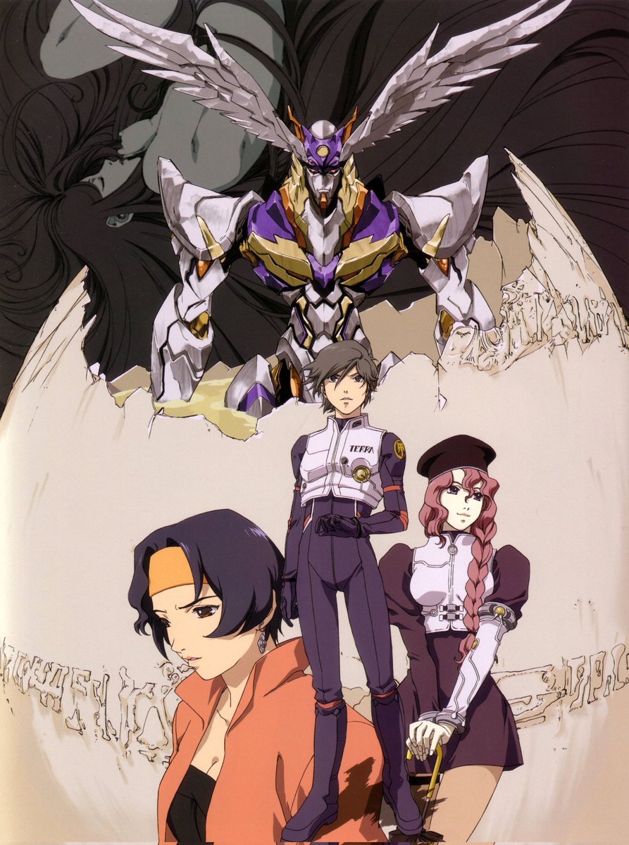 s26me's tweet image. cool, then maybe check out RahXephon, is like a dude copying your homework and getting better grades