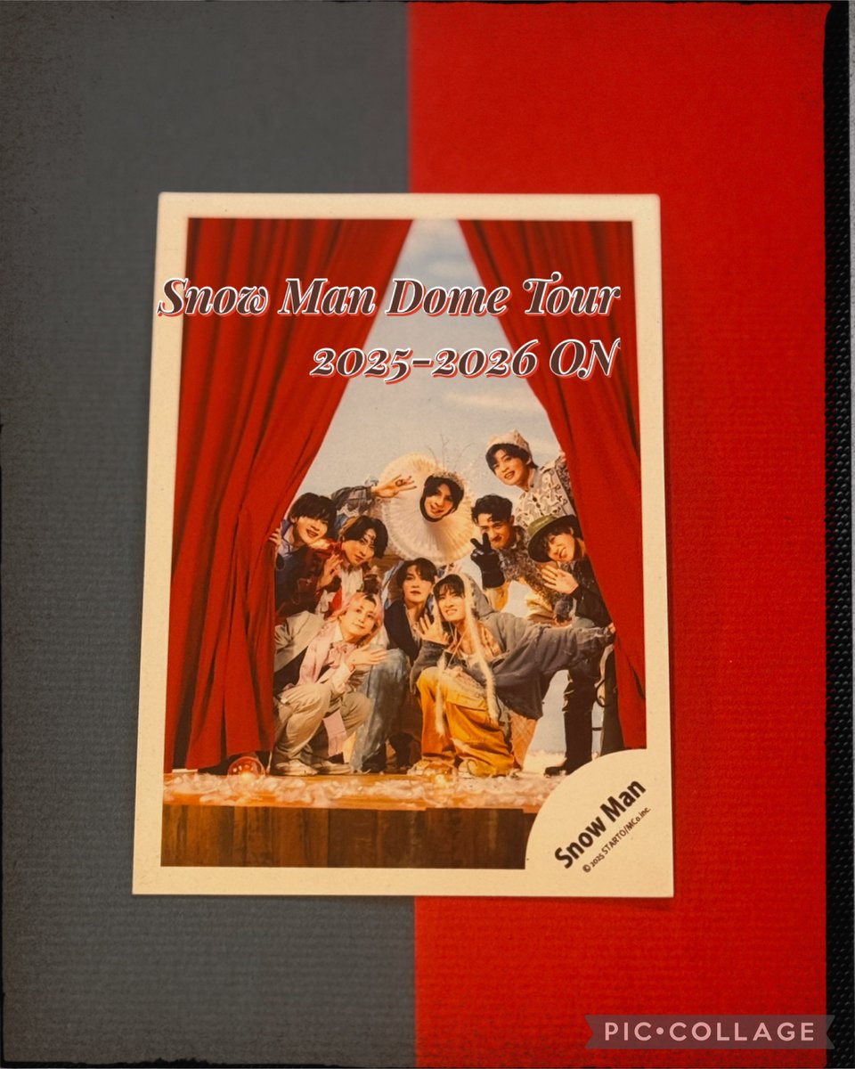 Man Dome Tour 2025-2026 ON 渡辺 阿部 セット Snow Man Dome Tour