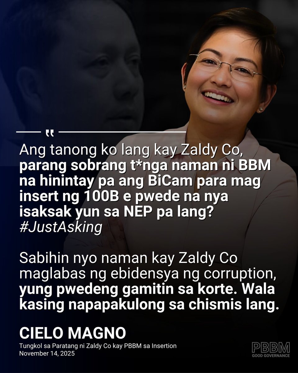 jcpunongbrgy's tweet image. Good morning sa mga BOBONG DDS... Pati ata si Cielo Magno naurat kay Zaldy Co. Ba yaaannn.... 🤣🤣🤣🤣