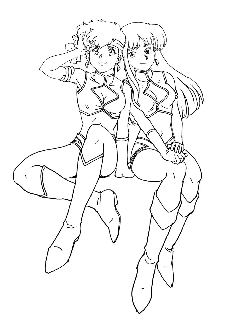 yurikei_'s tweet photo. なんか、そういうことで、色紙描いています。
自分、漫画家じゃないんで、さらさらとキャラ絵を描いて色紙を仕上げるってのが苦手で、
別途、下絵を作ってから色紙に描き写しているので、けっこう時間がかかります。
今回は色紙三点なので、下絵も三種類用意します。
下絵をこのまま描き写すかは未定。 https://t.co/MgFFK0i8l7