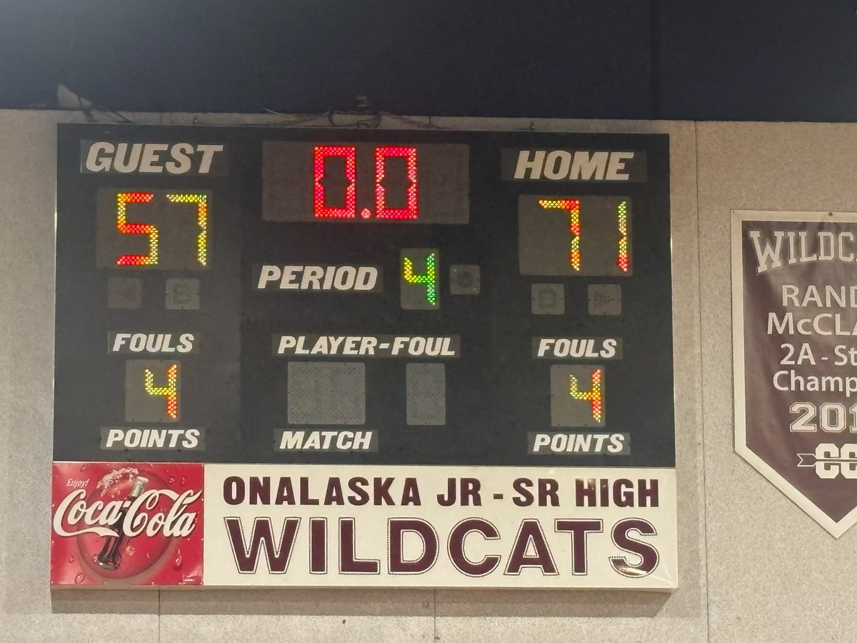 Cardiac Cats take the home opening win over PCA 71-57. The JV also took home the win to complete the sweep. 1-0 and looking to improve. Next up road trip to Mexia on Tuesday. 
Onalaska hit 15 3s tonight. 2 dunks.
Leading scorers for the Cats tonight. 
<a href="/PRoth2027/">Patrick</a> 20