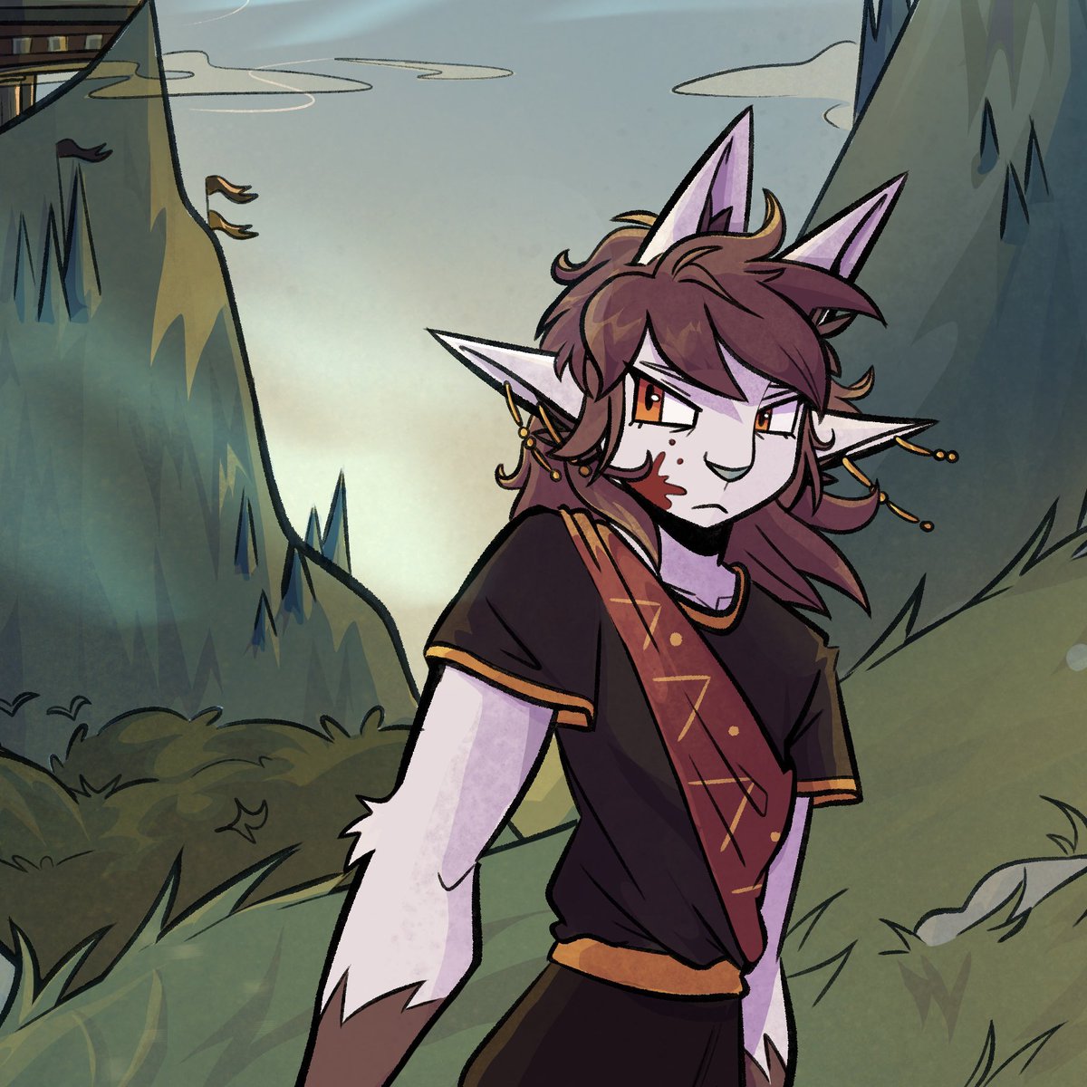 craitlin's tweet image. working on backgrounds and playing around with new rendering techniques
#ocart #art #digitalartwork