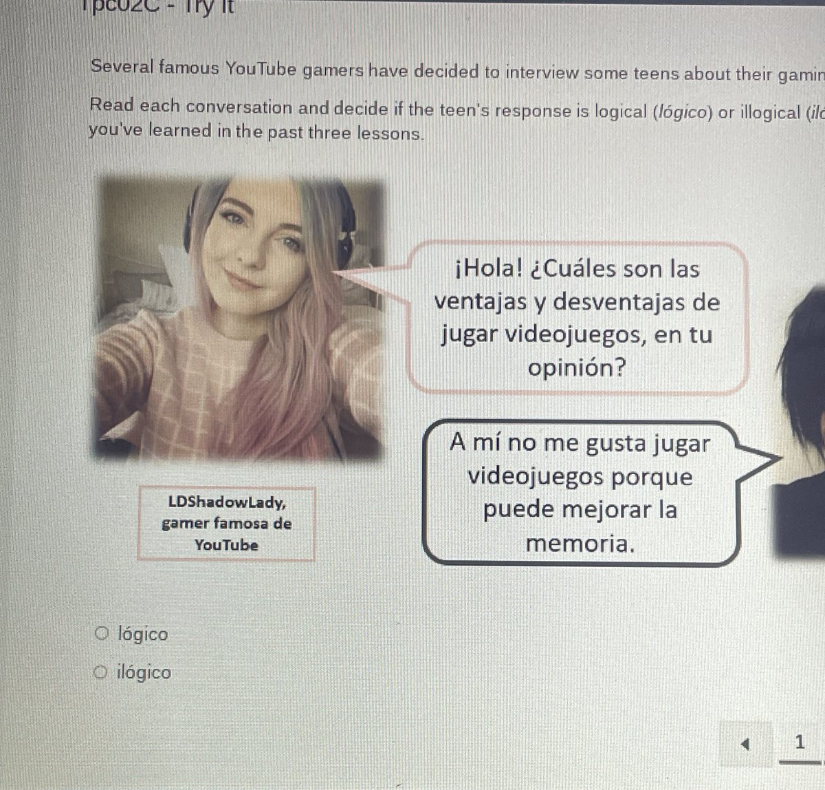 My Spanish activity???? hello??? 😭😭😭😭😭😭😭