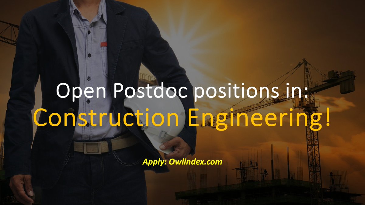 owlindex's tweet image. Construction Engineering—explore exciting postdoc opportunities today! 
owlindex.com/oi/unPTy544

#Owlindex #ConstructionEngineering #Postdoc #ResearchOpportunities #CareerGrowth #postdocs #postdoctoral #postdocposition #research #Construction #Constructionresearch