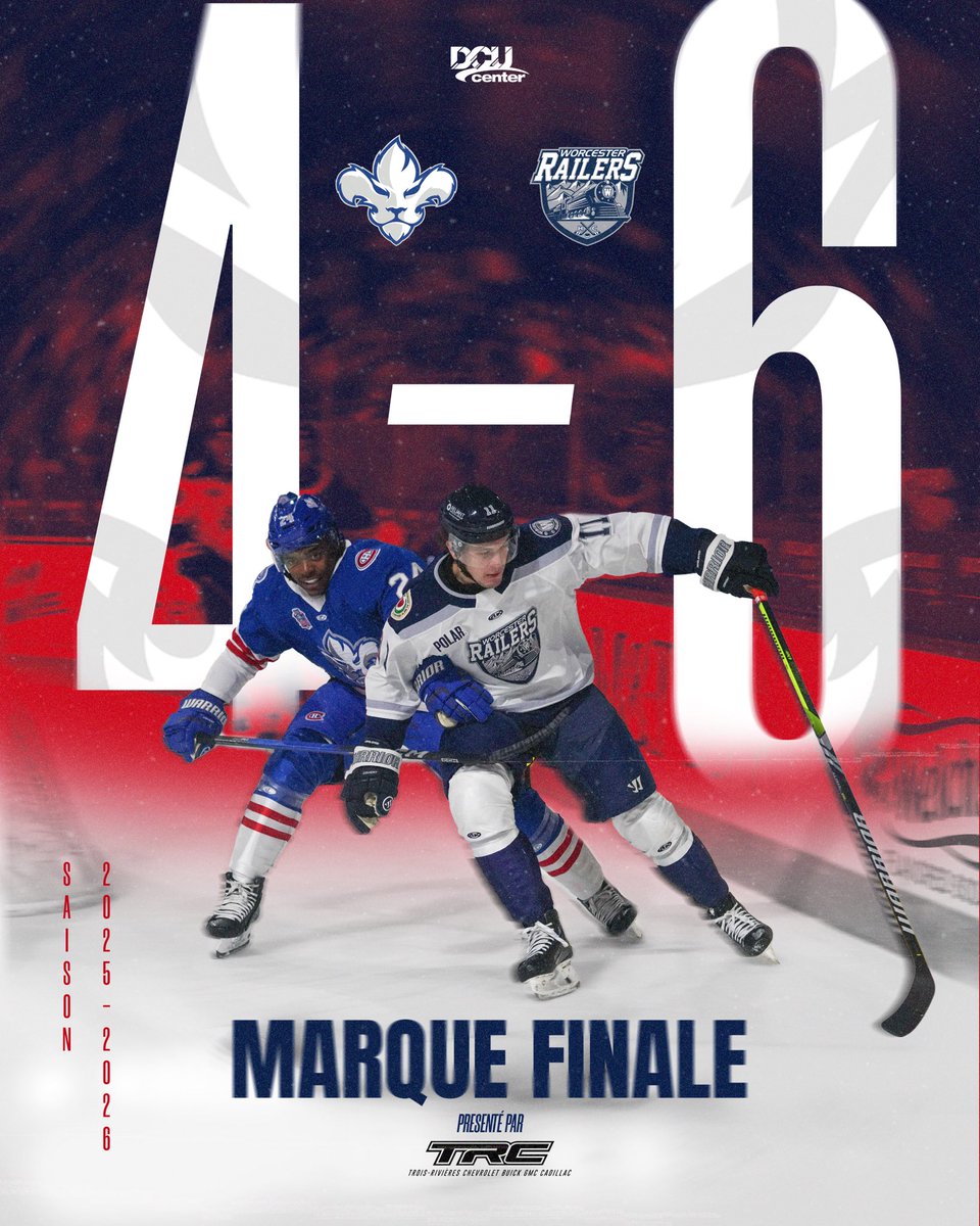 Une belle remontée malgré tout. 
On se reprend demain!

La marque finale est une présentation de Trois-Rivières Chevrolet Buick GMC Cadillac Corvette!

#5ansdeRugissements 🦁
