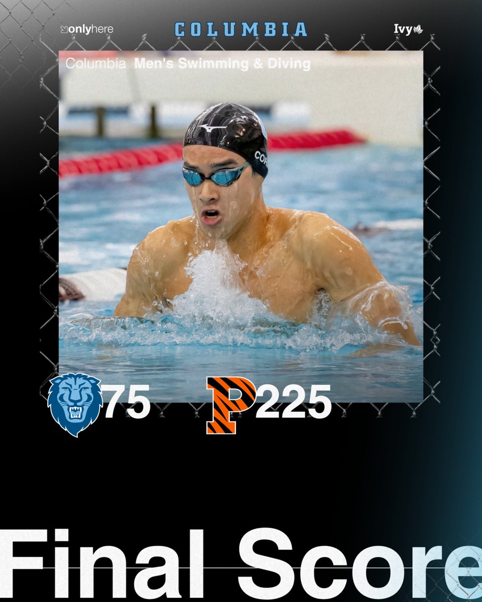 Princeton takes the dual meet. 

Back at it tomorrow at 1 p.m. at Uris in our home opener!

#RoarLionRoar