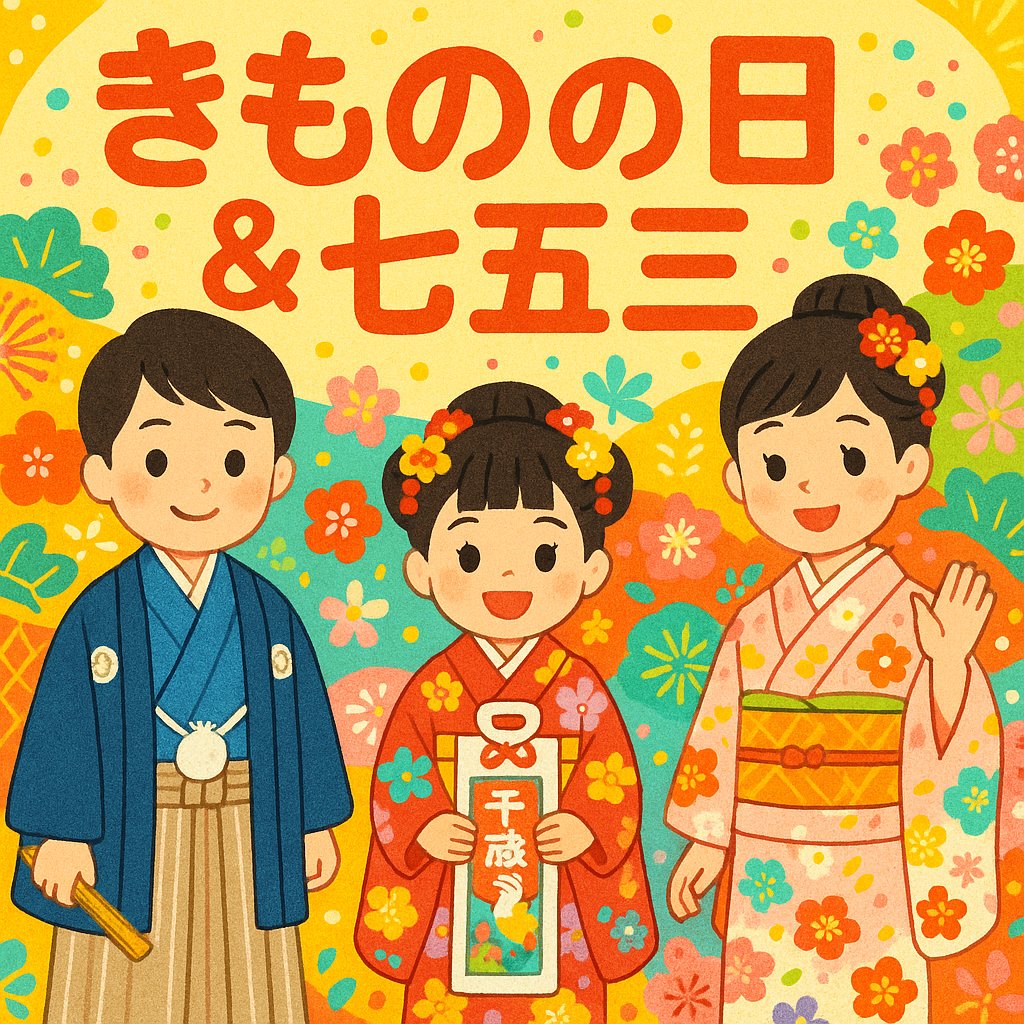 📅 11月15日（土）今日は「きものの日」＆「七五三」👘🎉
🧩 引用で交流の輪をハックしよう〜！
🎁 ポスト貼りつけOK！

中学生でもできる！カンタン交流🫶
むずかしい言葉はいらないよ😊

きょうはちょっとだけオシャレをして
自分に「よくがんばってるね」って