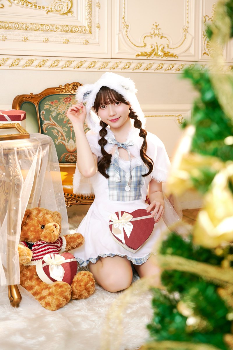 ❄️ふんわり清楚な冬のくまさん🎀 ドン・キホーテ限定 #ミミノエル
