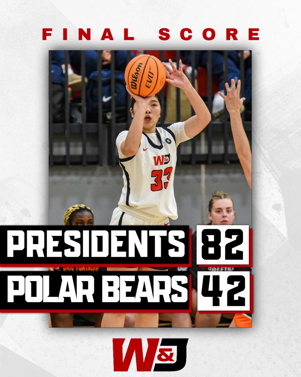 LIT IT UP IN THE HOME OPENER! 🔥

Stellanie Loutsion led the Presidents in scoring with 21 points. Riley DeRubbo added on with 18 points and eight rebounds. 

Jaden Wan and Marina Grado each scored 10 points!

#PrezPride