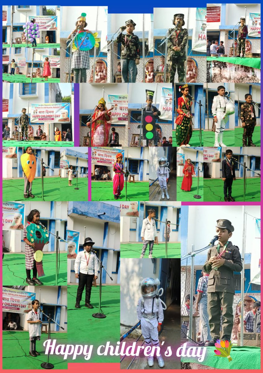 kvparadipport's tweet image. #ChildrensDayCelebration2025 #happymoments  Every child is a different kind of flower, and all together, they make this world a beautiful garden. #fancydresschallenge @EduMinOfIndia @KVS_HQ @BhubaneswarRo  @KVSROBBSR May your childhood be full of laughter, learning, and love.
