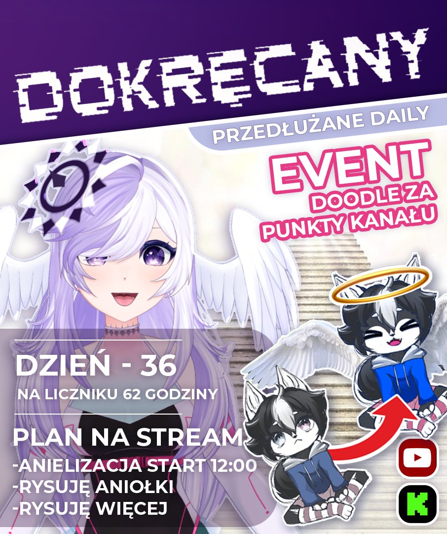 Shirubia_sama's tweet image. 【Dokręcany - dzień 36】
Status - PORA RYSOWAĆ WIDZÓW

#plvtuber #vtuberpl #dokręcany