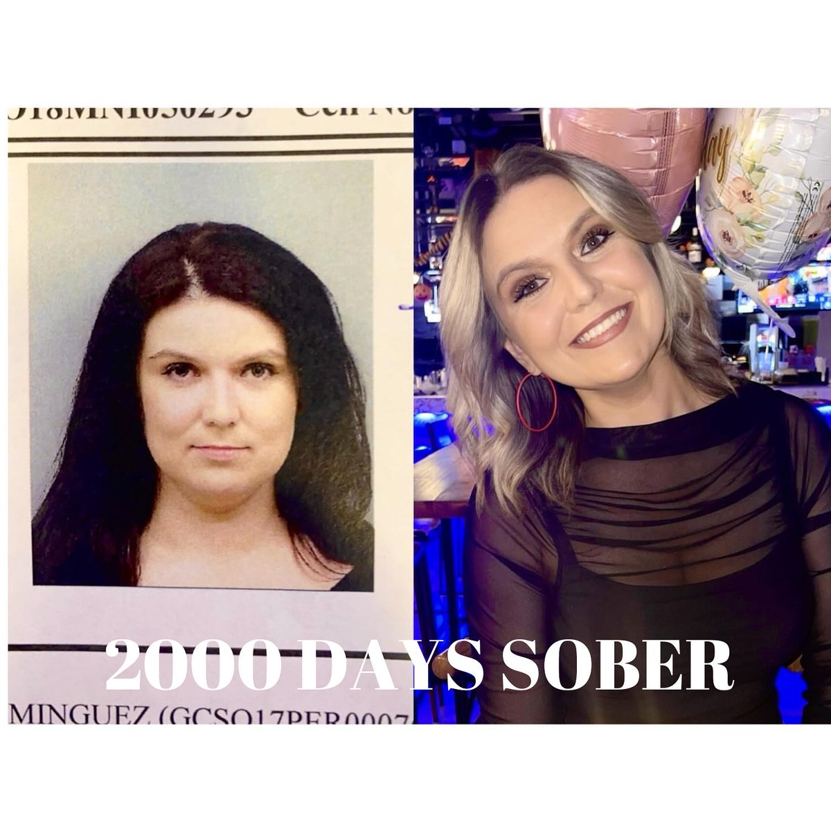 Congratulations on 2000 days to Rachel! 🎉

“Seven years ago today, I took my FIRST trip to jail, after getting DUI #1. It’s hard for me to wrap my head around the fact that it’s already been that long and it’s almost equally as baffling to me that I’ve now been sober for over