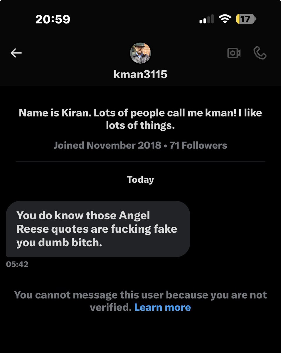 Dumb bitch reporting for duty 🫡