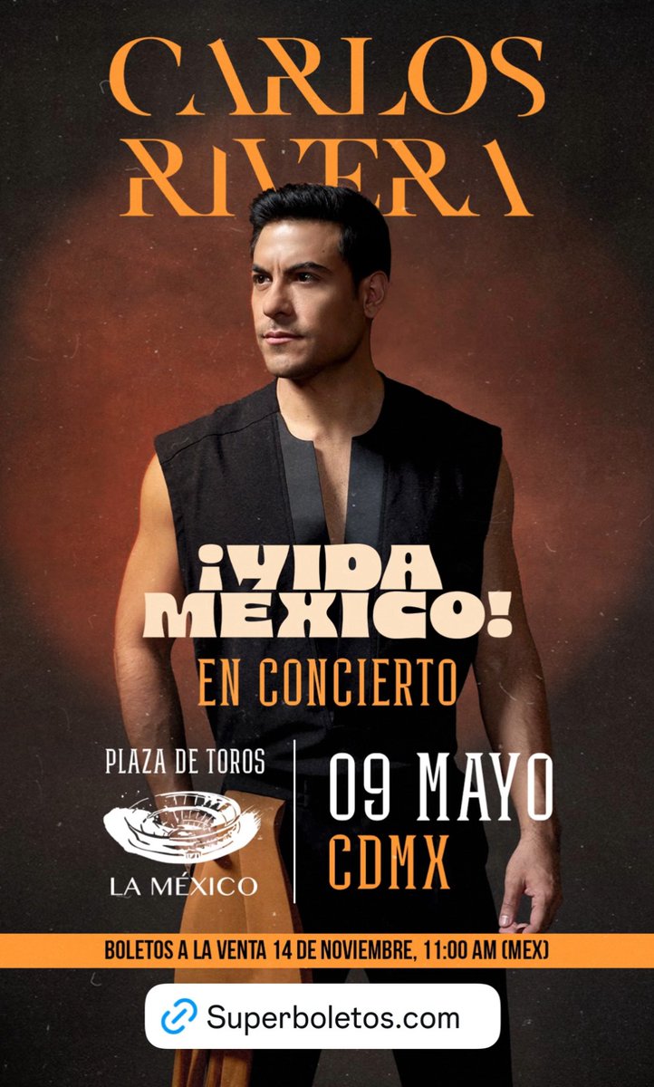 SusanaG04259584's tweet photo. El momento ha llegado para cantar a todo pulmón con CARLOS RIVERA en VIDA MÉXICO TOUR, nos vemos el 9 de Mayo. Riveristas será una gran fiesta 🩷🩷🩷 https://t.co/na2EV52OUG